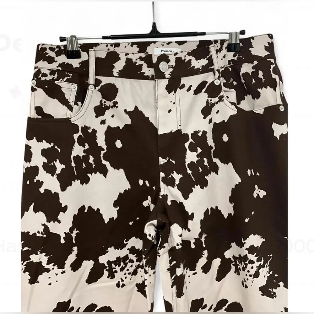 NWT MIAOU x Revolve | SZ M | Coastal Cowgirl Mid Rise Straight Leg Jeans Pants - Picture 8 of 11